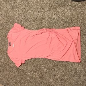 Pink Bodycon Dress w/Ruching